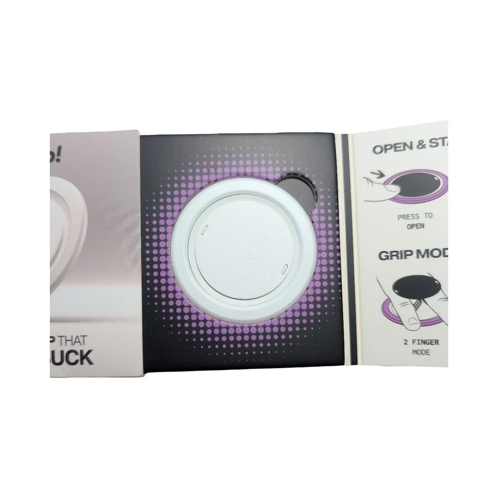 Gg1-O OhSnap Snap Magnetic UltraThin Grip & Stand Magsafe - Overexposed White